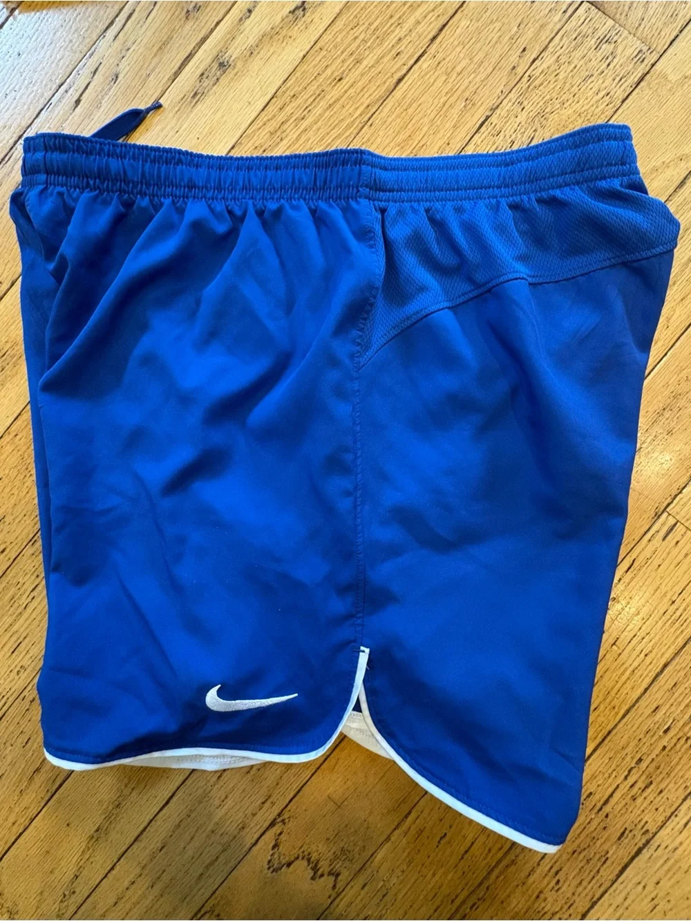 Nike Royal Blue Athletic Slim Fit Shorts with White Trim